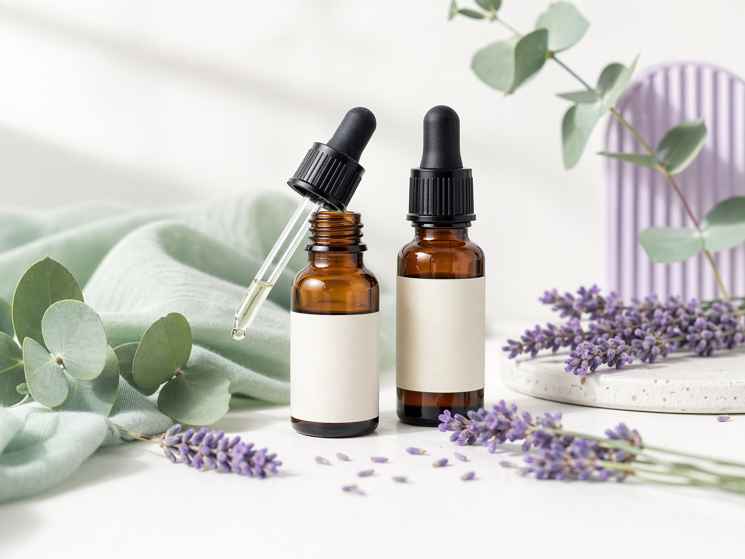 Aromatherapy oil bottle